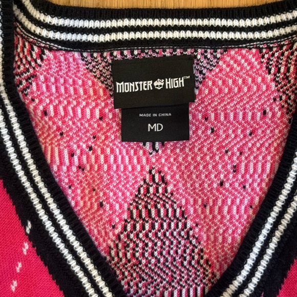 Monster High Sweater Size Medium Hot Topic - Picture 3 of 7